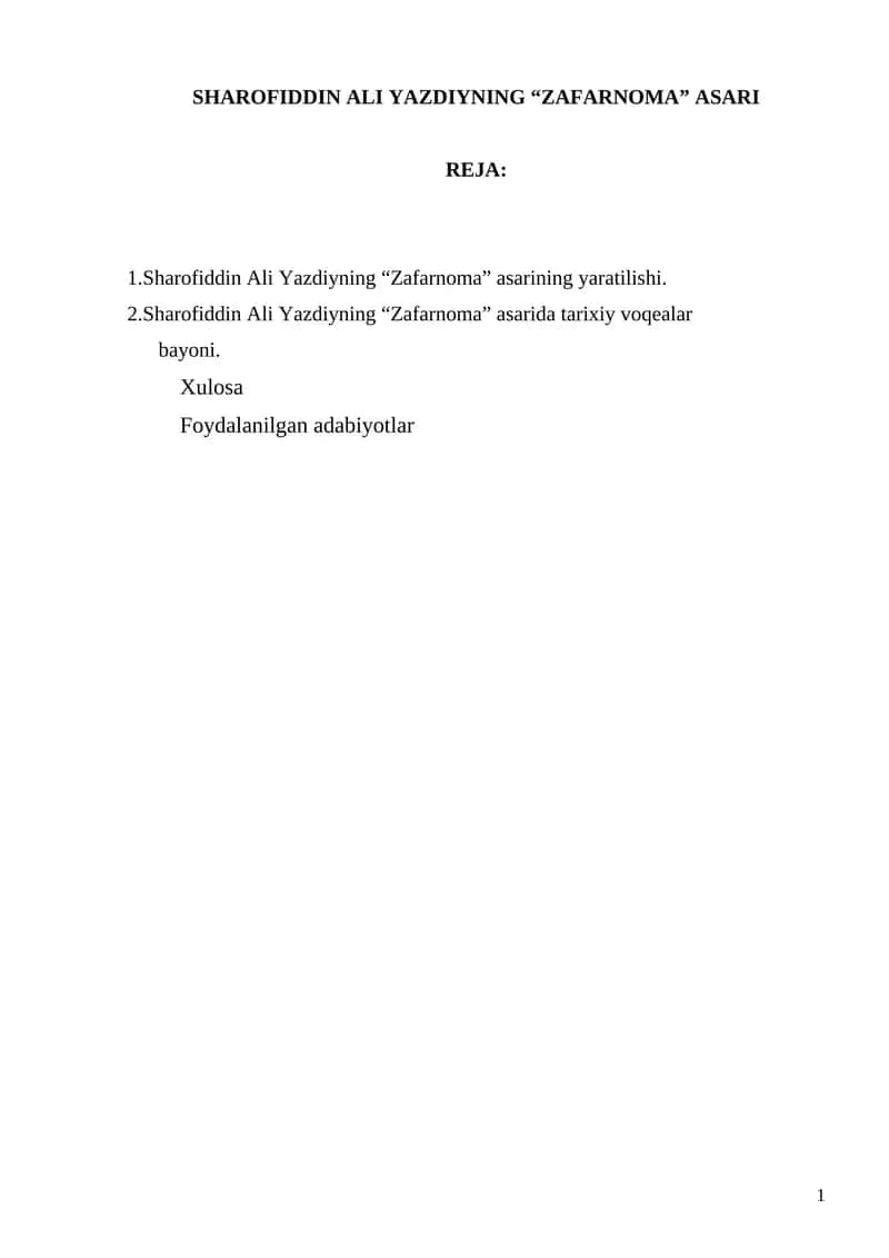 Zafarnoma