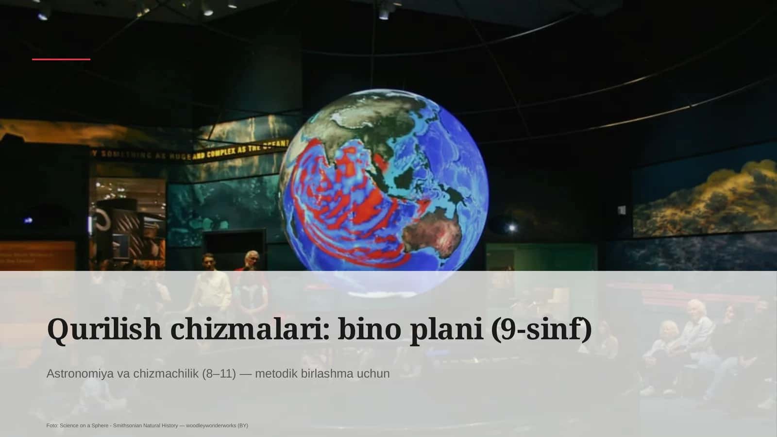 Qurilish chizmalari: bino plani (9-sinf)