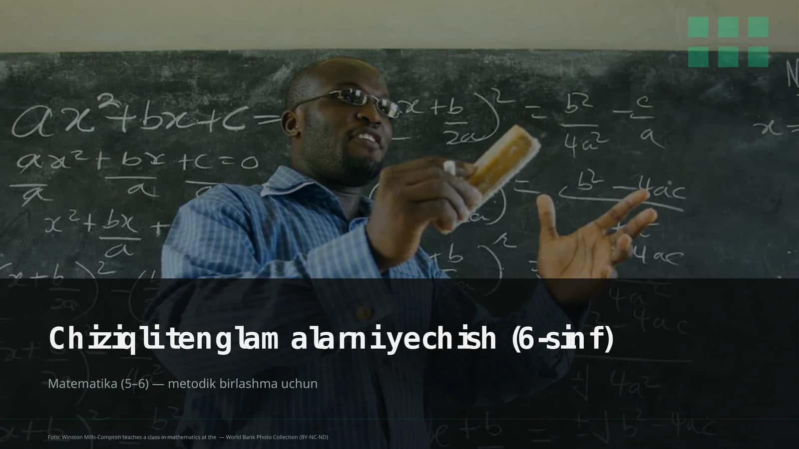 Chiziqli tenglamalarni yechish (6-sinf)