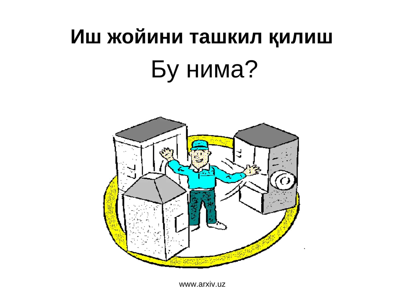 Иш жойини ташкил қилиш