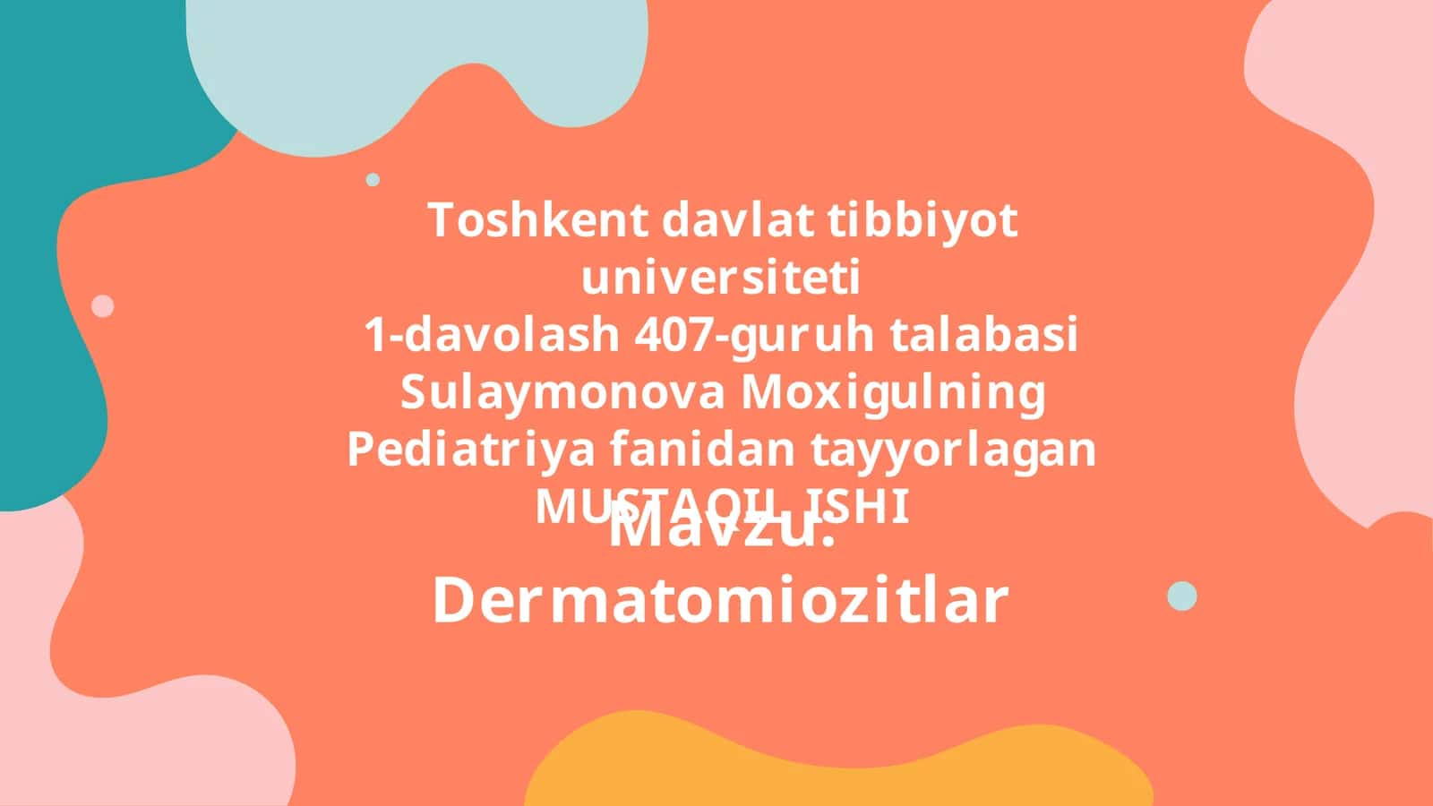 Dermatomiozitlar