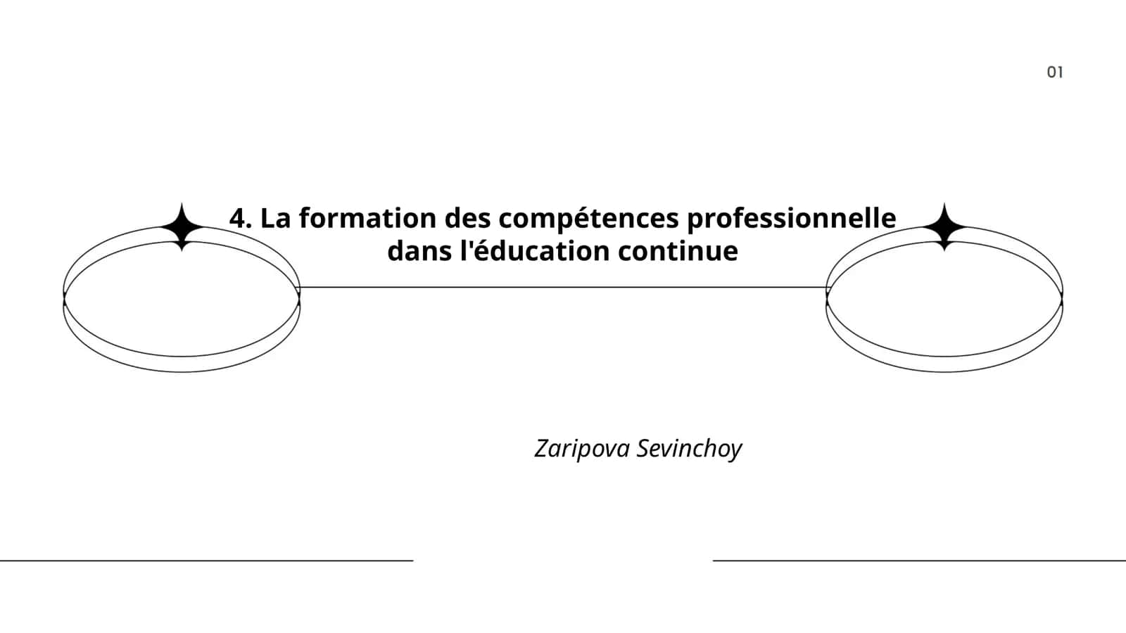 La formation des compétences professionnelle dans l'éducation continue