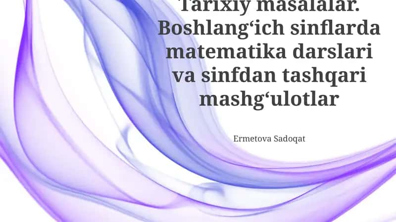 Tarixiy masalalar