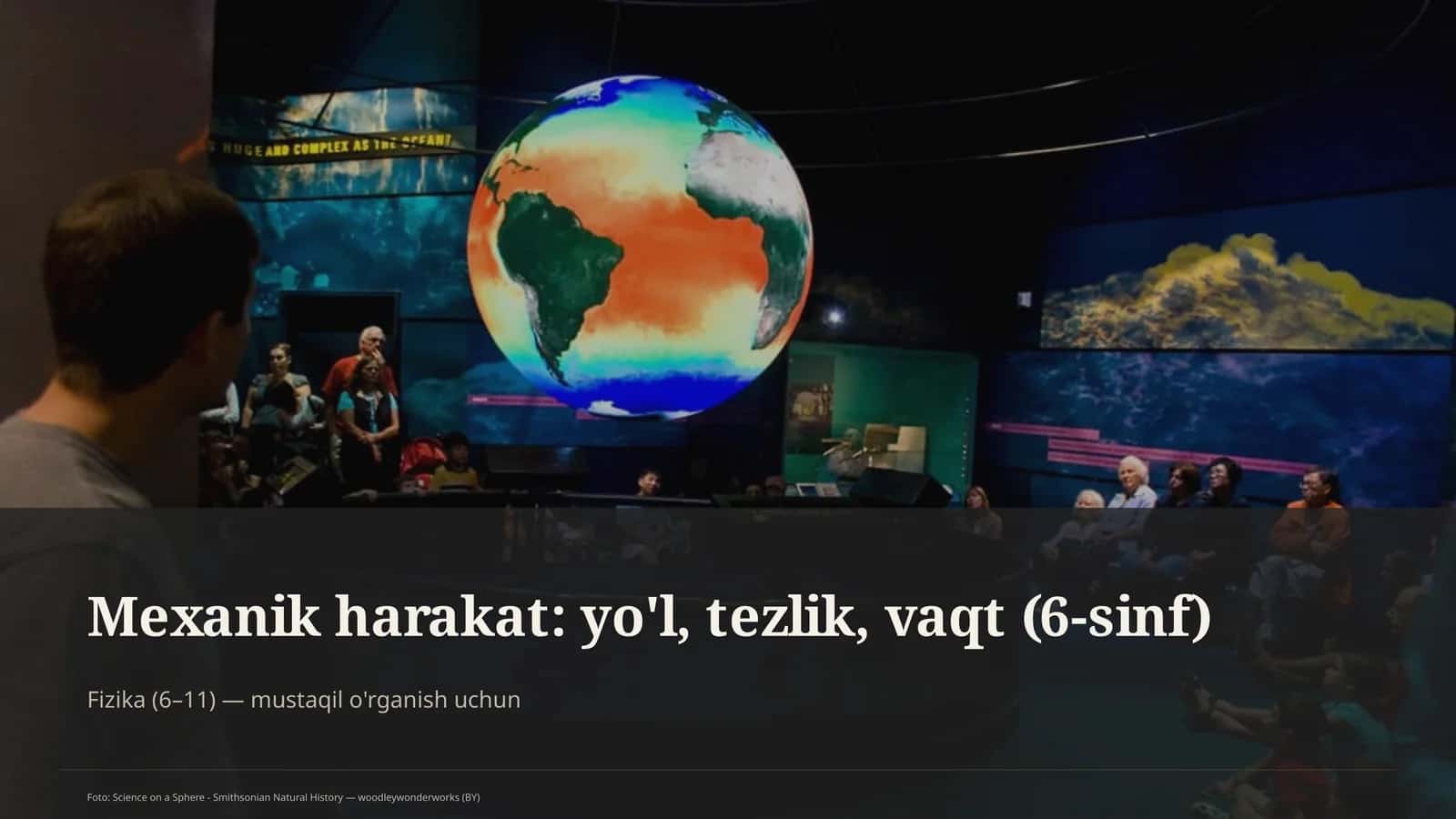 Mexanik harakat: yo'l, tezlik, vaqt (6-sinf)