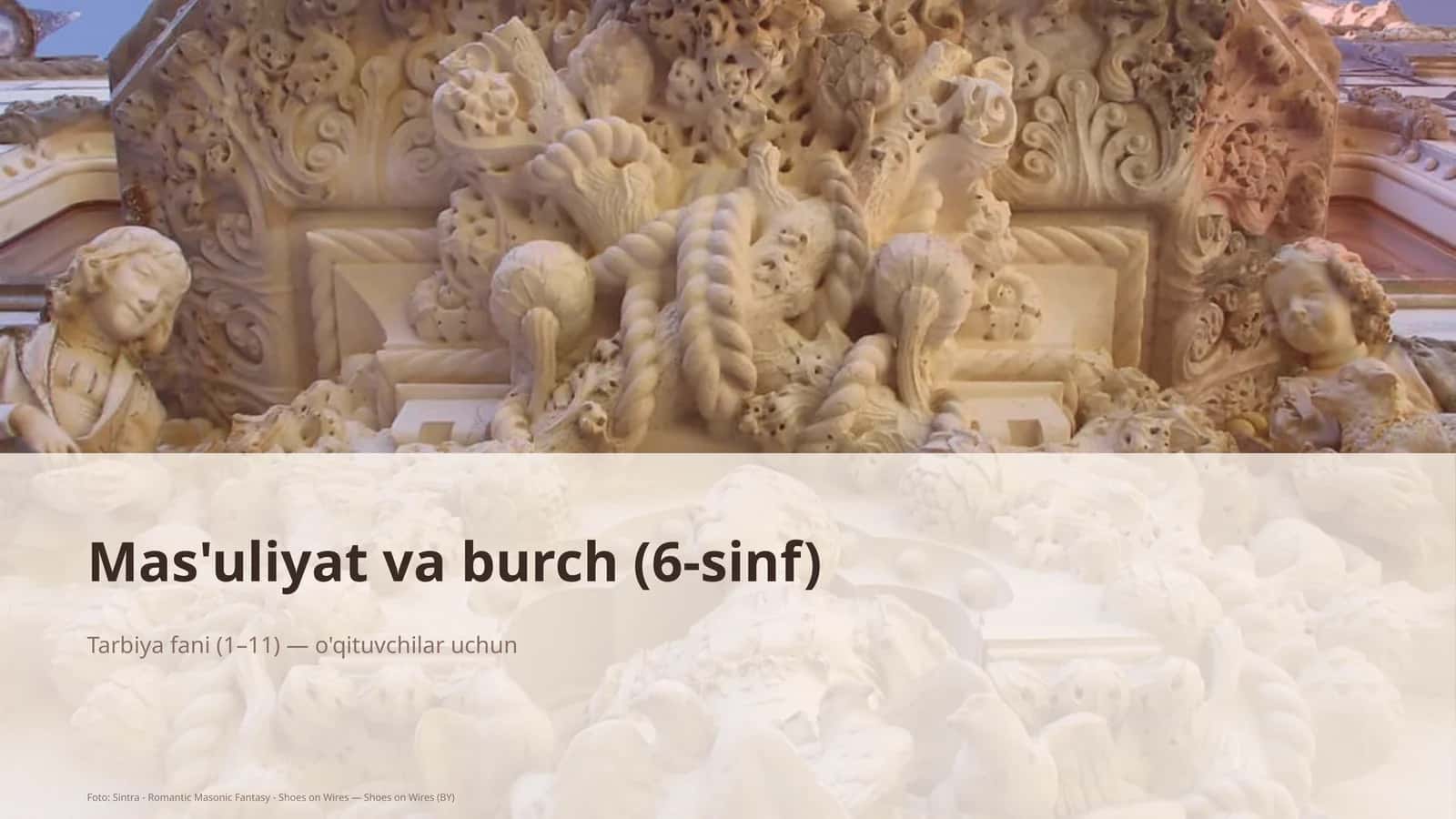 Mas'uliyat va burch (6-sinf)