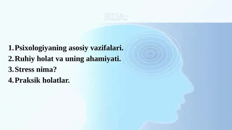 PSIXIK HOLATLAR DIAGNOSTIKASI