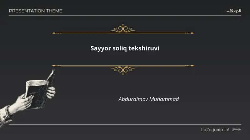 Sayyor soliq tekshiruvi