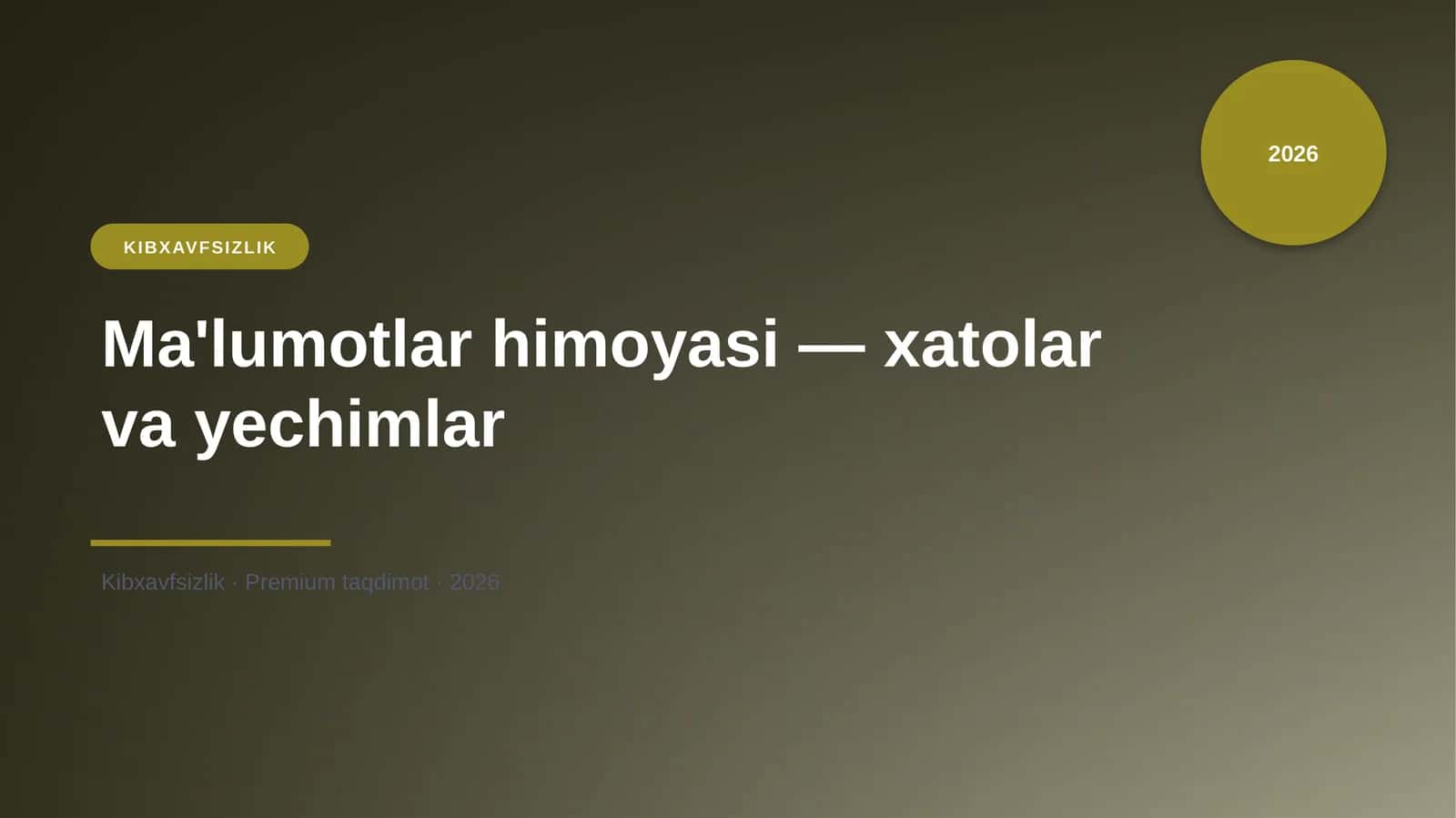 KIBXAVFSIZLIK