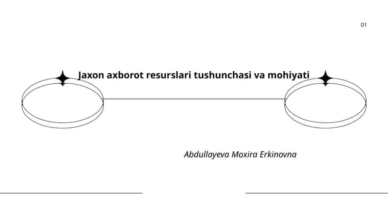 Jaxon axborot resurslari tushunchasi va mohiyati