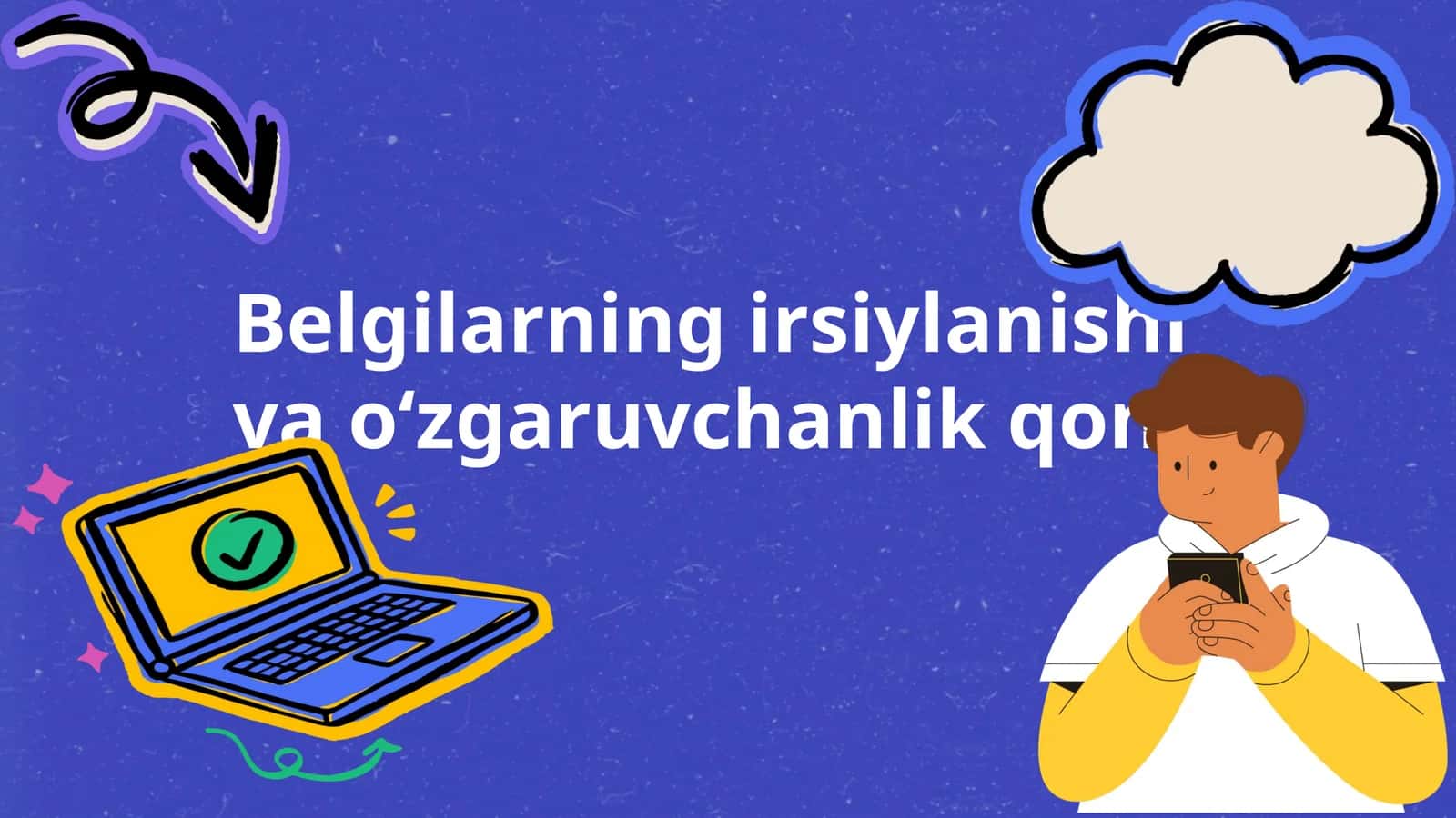 Belgilarning irsiylanishi va o‘zgaruvchanlik qonuni