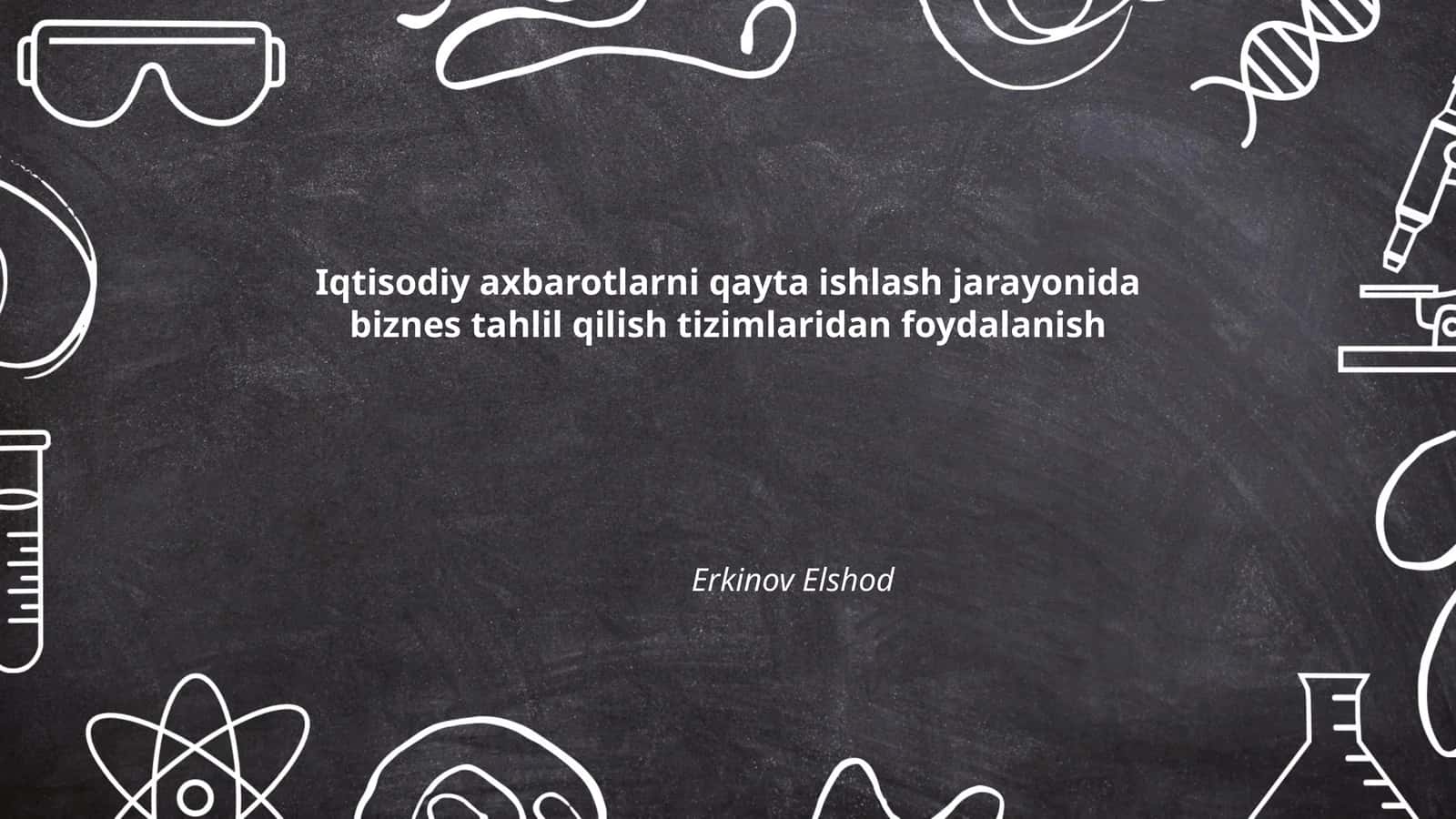 Egiluvchan biznes tahlil qilish tizimlari