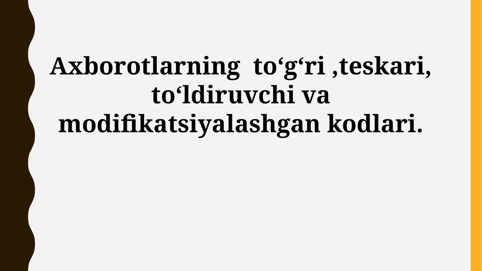 Kodlash standartlari