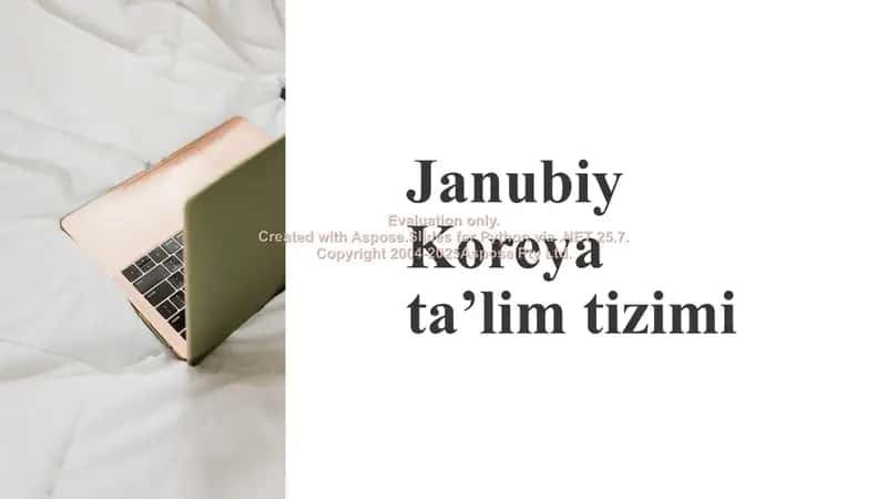 Janubiy Koreya ta’lim tizimi
