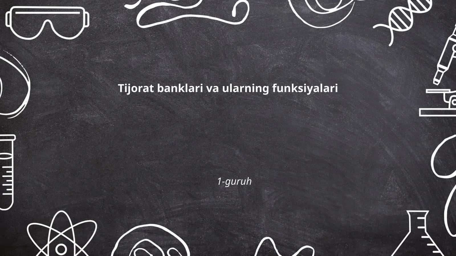 Tijorat banklari va ularning funksiyalari