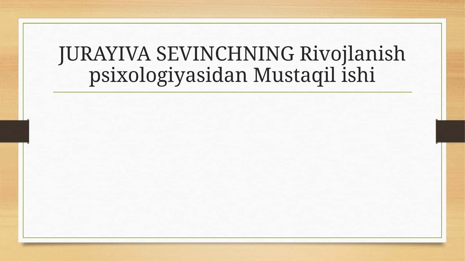 Ijtimoiy Pedagogika