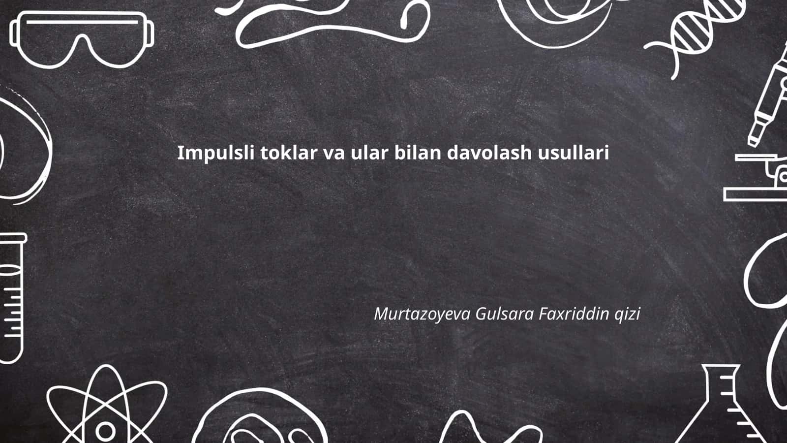 Impulsli to'lqinlar nazariyasi