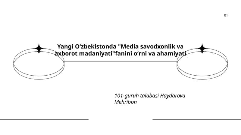 Media savodxonlik va axborot madaniyati