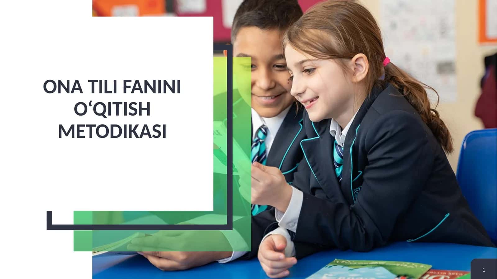 Ona tili o‘qitish metodikasi