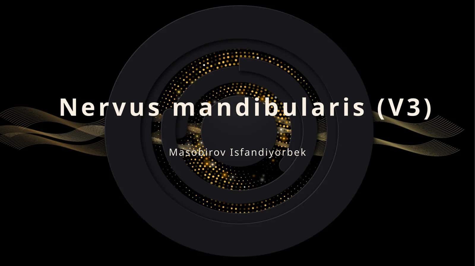 Nervus mandibularis (V3)