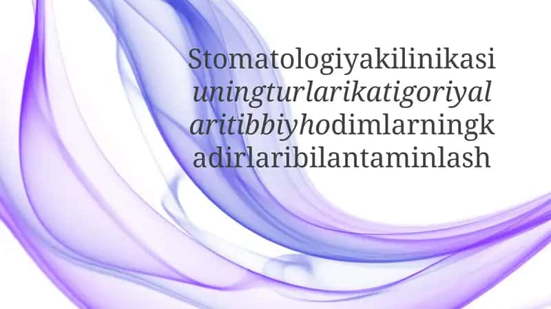 Stomatologiyaklinikasi