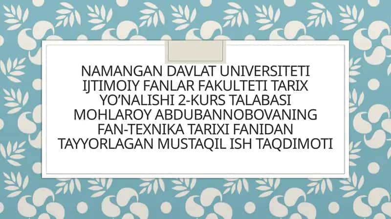 Qadimgi Sharqda ilmiy bilimlarning shakllanishi