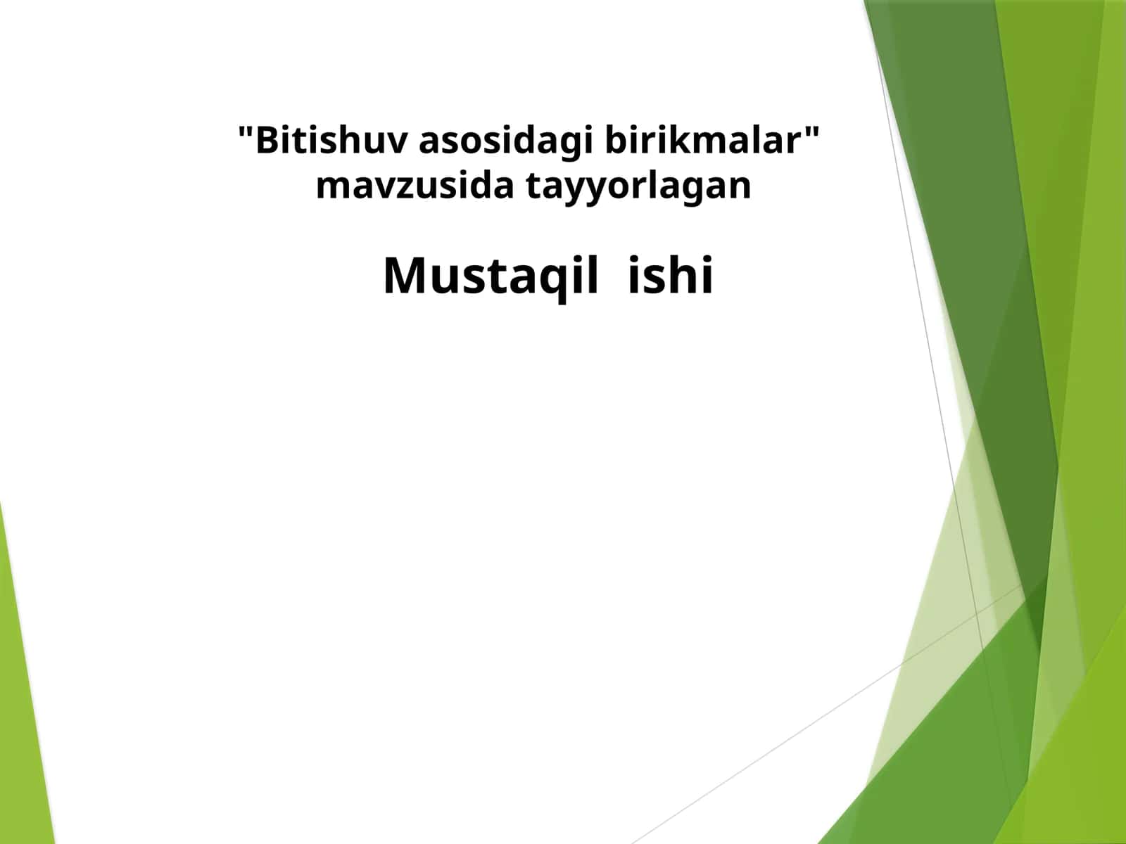 Bitishuv asosidagi birikmalar
