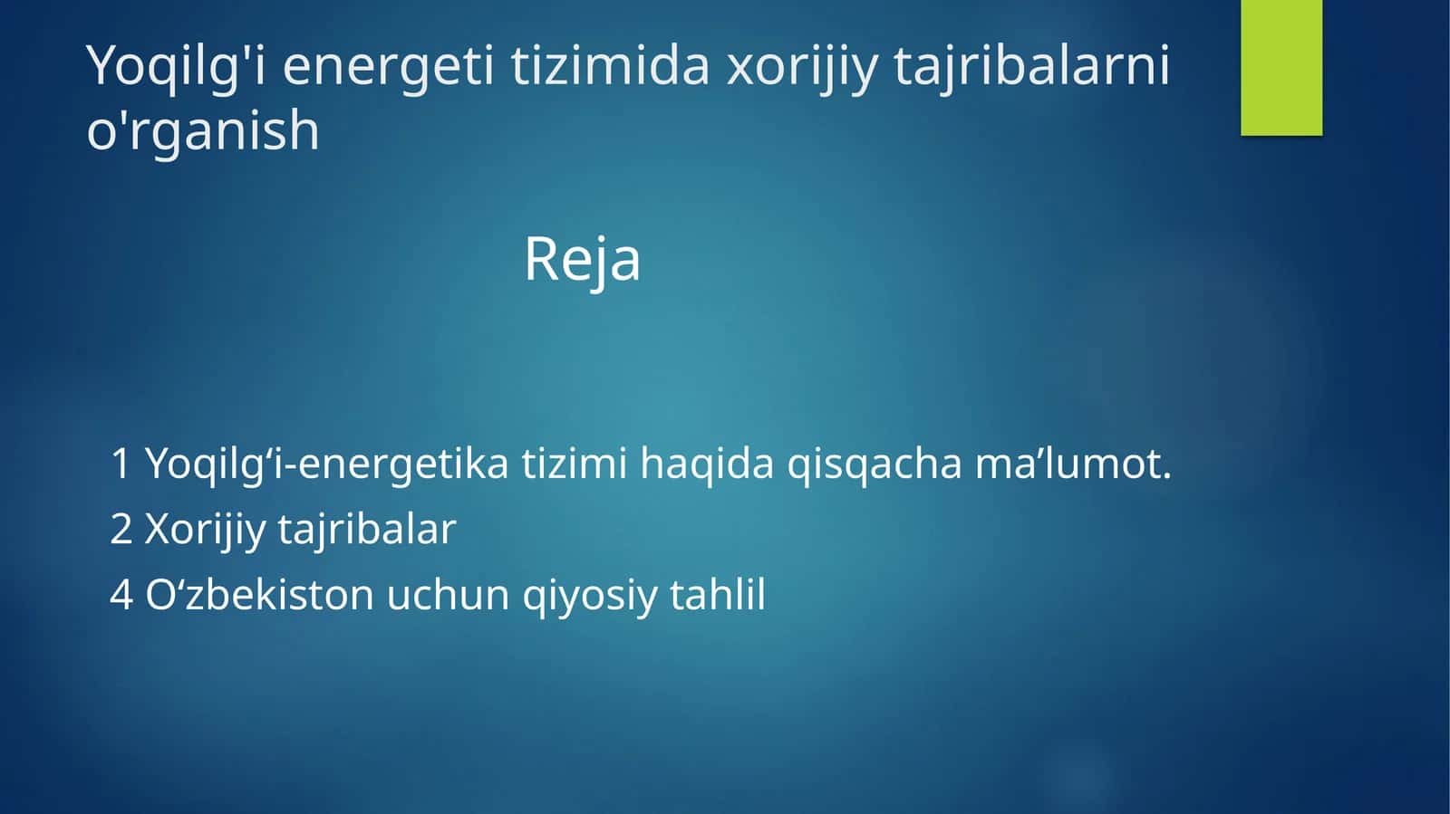 Yoqilg'i-energetikatizimi