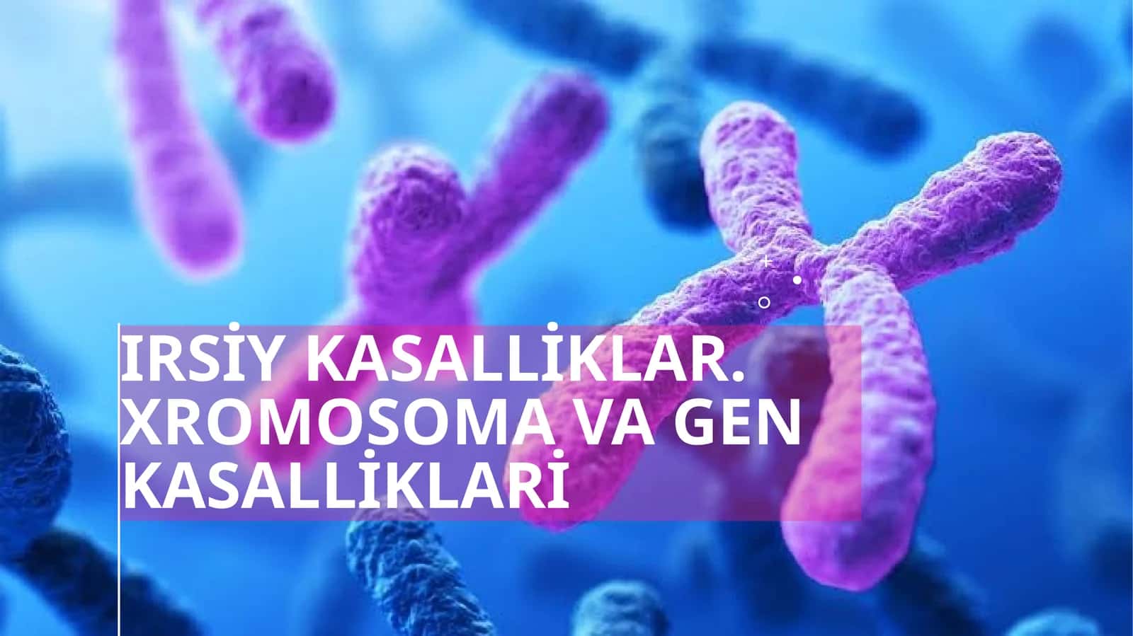 Irsiy kasalliklar. Xromosoma va gen kasalliklari