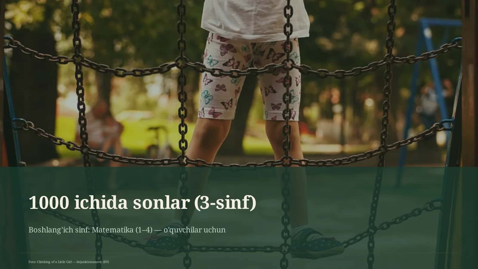 1000 ichida sonlar (3-sinf)