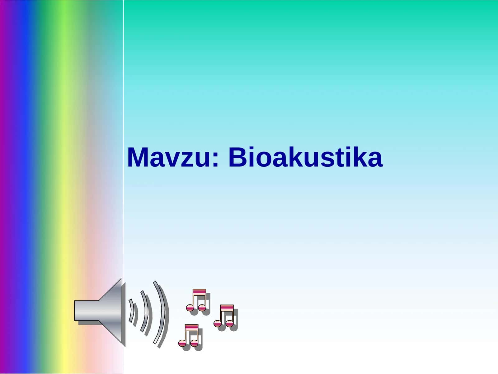 Bioakustika
