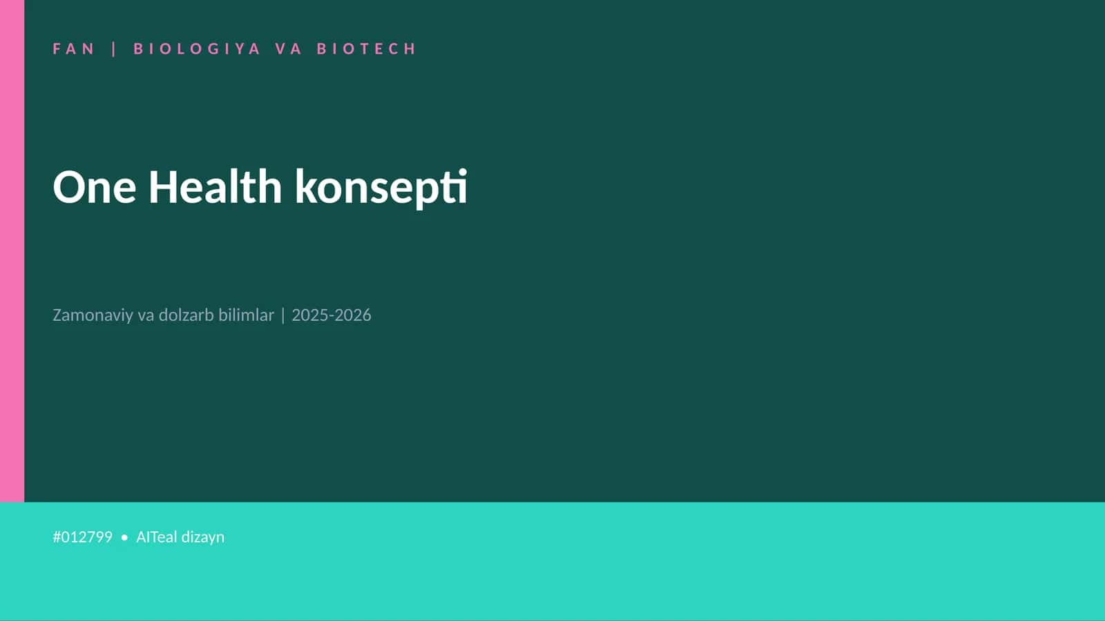 One Health konsepti