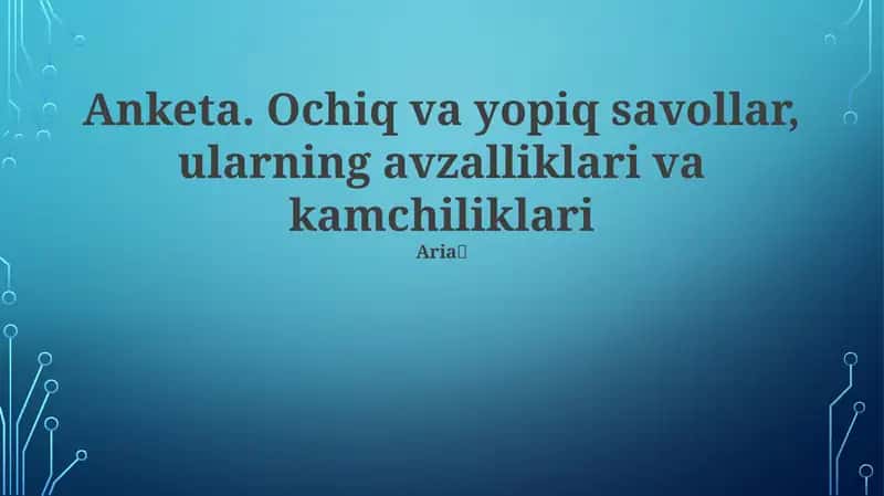 Anketa