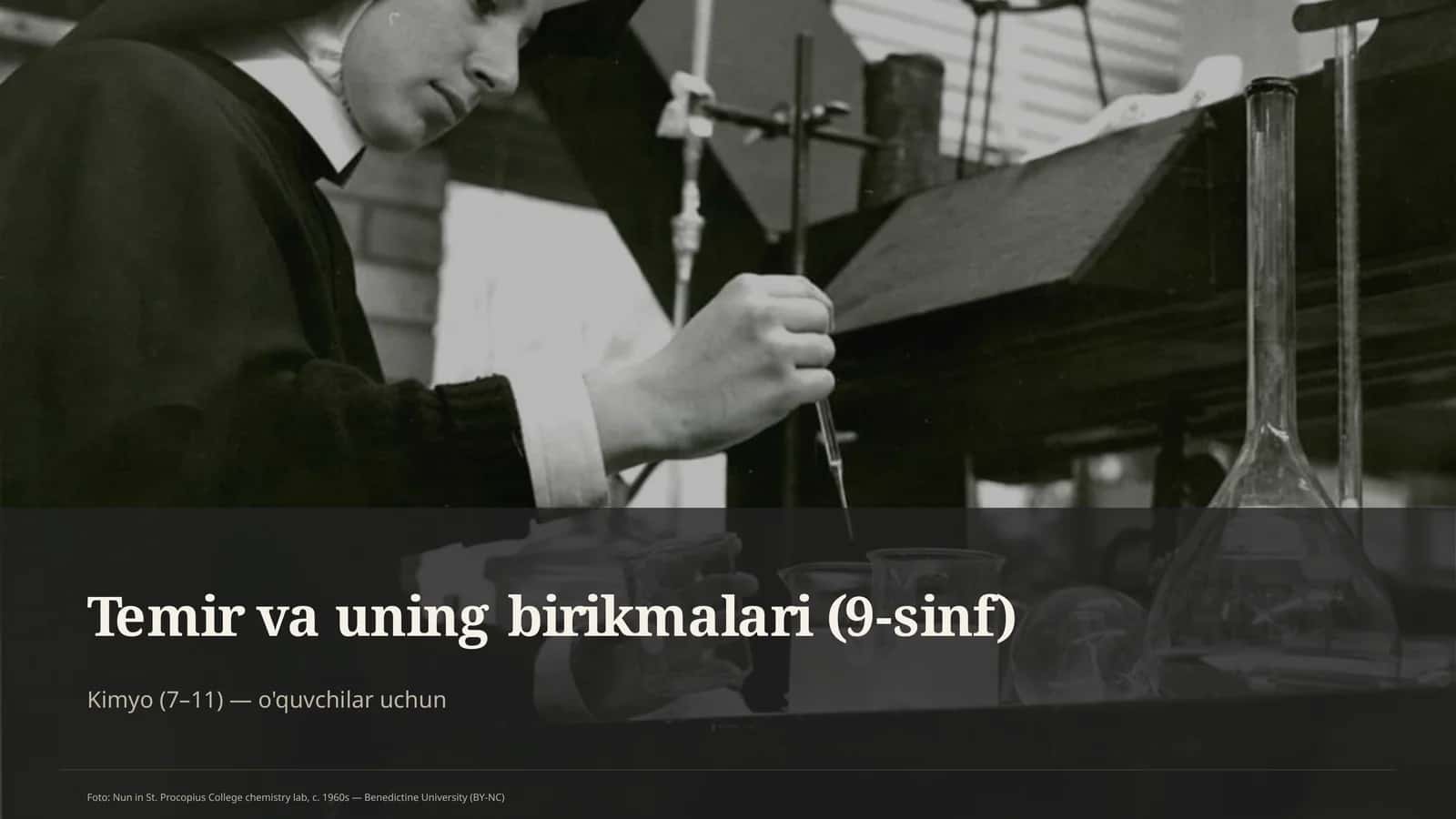 Temir va uning birikmalari (9-sinf)