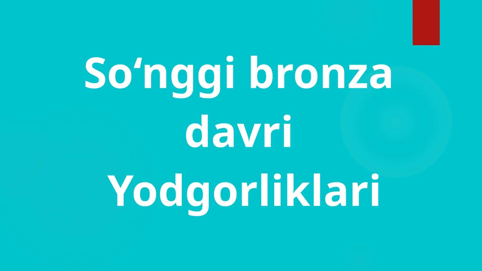 Songgi bronza davri