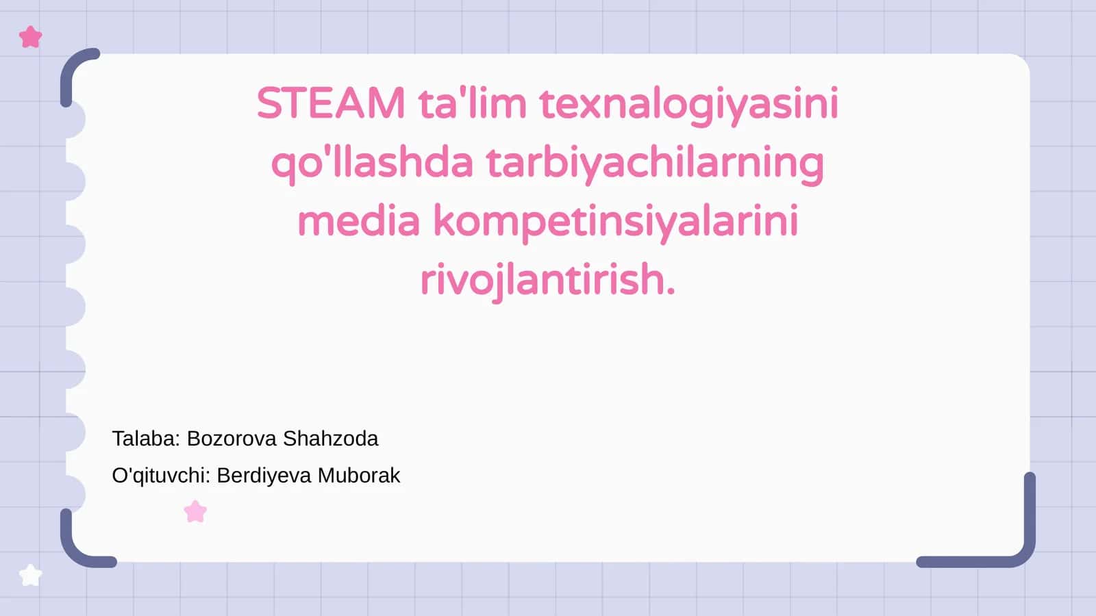 STEAM ta'lim texnologiyasi