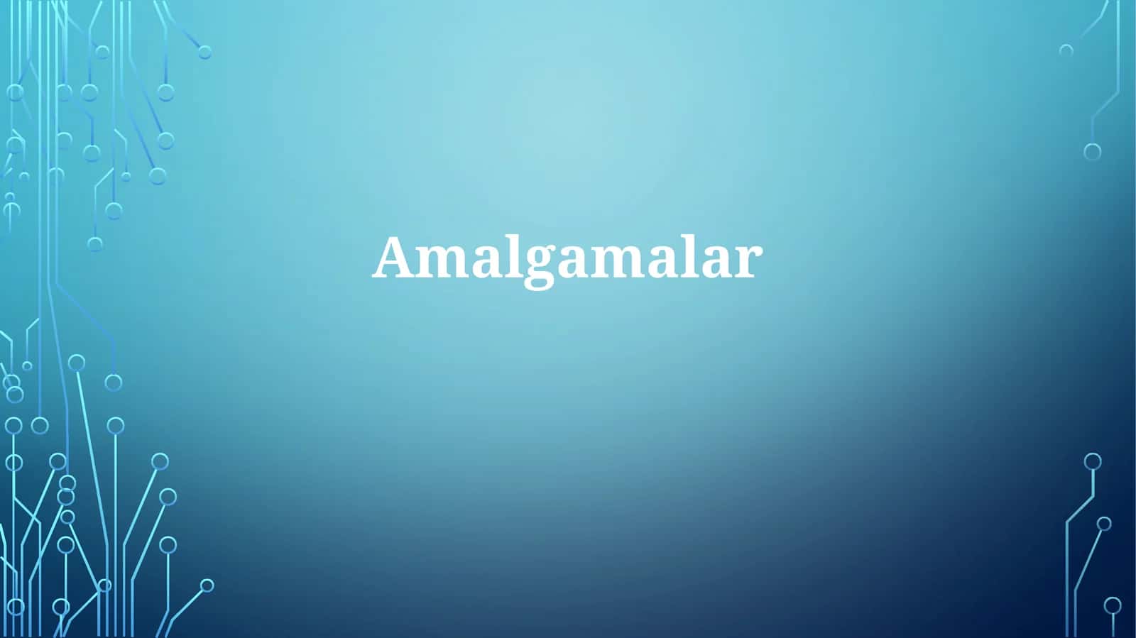 Amalgamalar