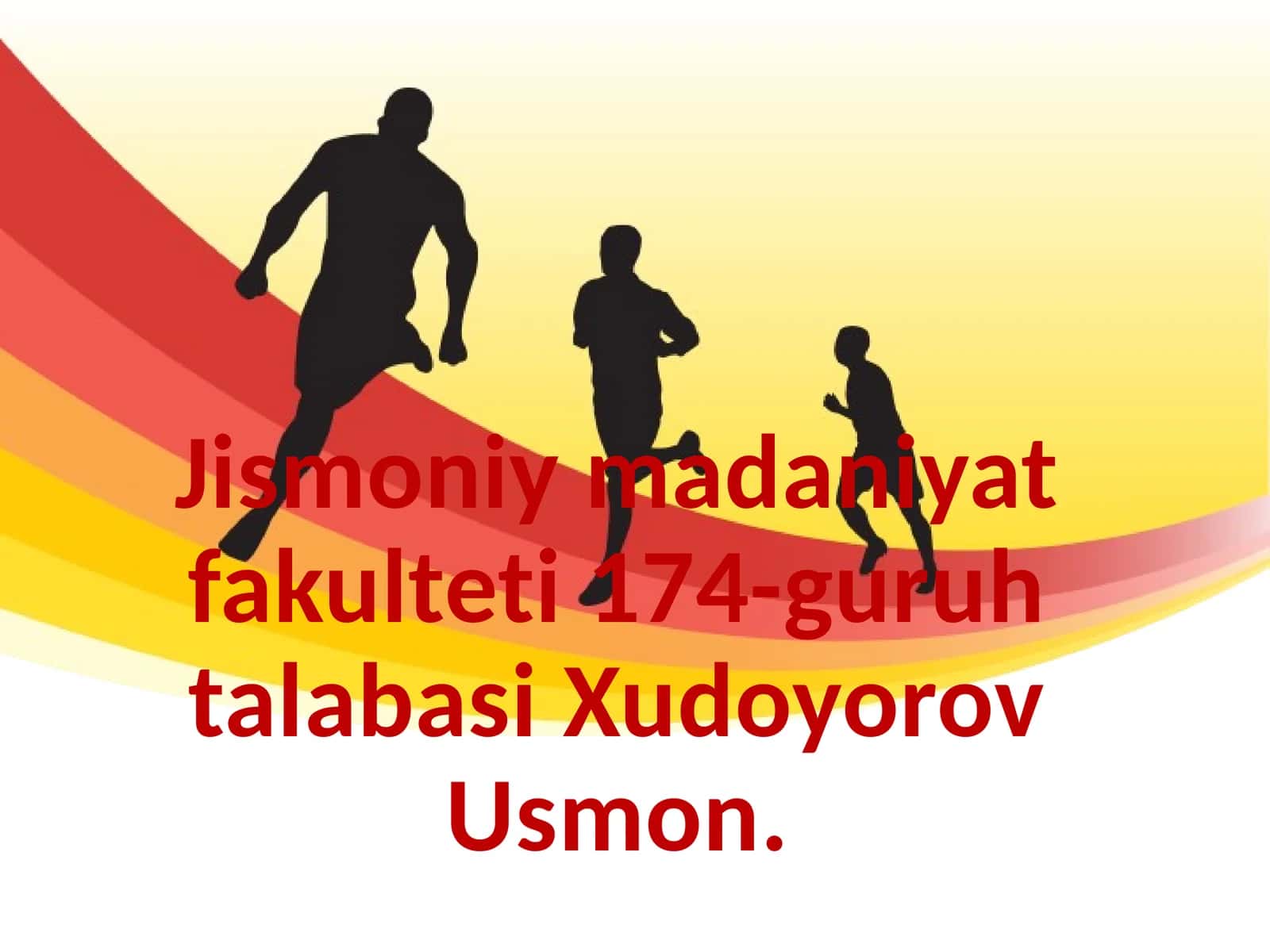 Jismoniy tarbiya va sport sohasi