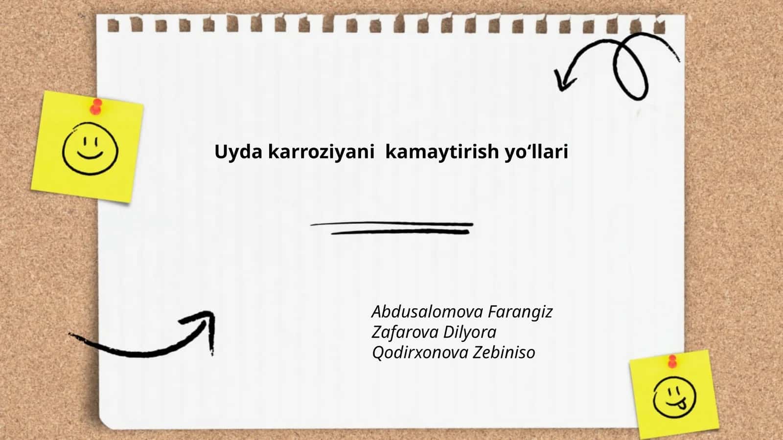 Uyda karroziyani kamaytirish yoʻllari