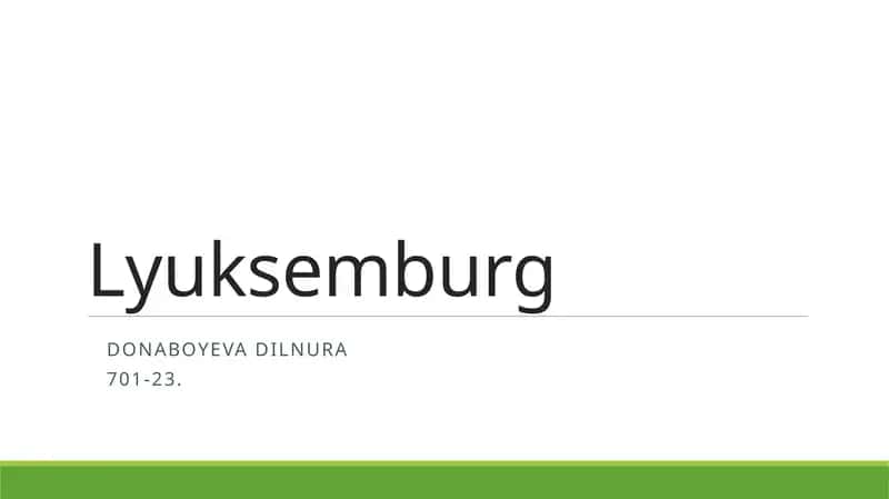 Lyuksemburg