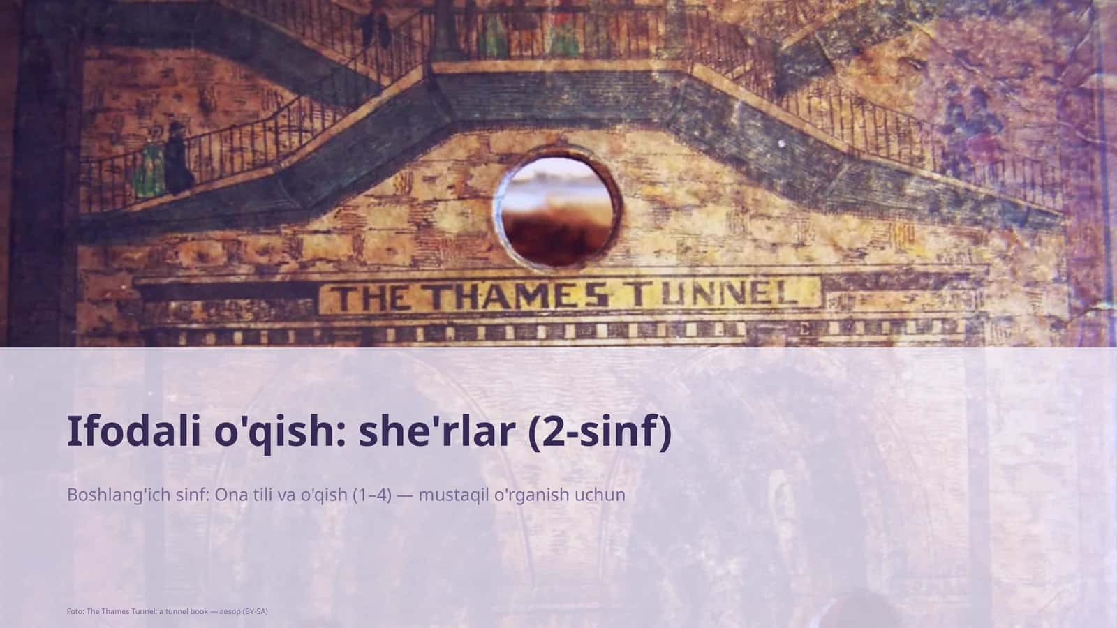 Ona tili va o'qish (1–4) — mustaqil o'rganish uchun