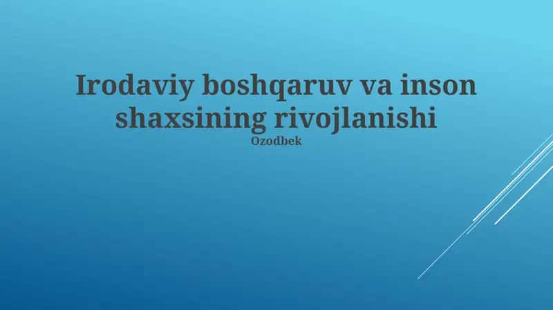 Strategik Inson Kapitalini Boshqarish