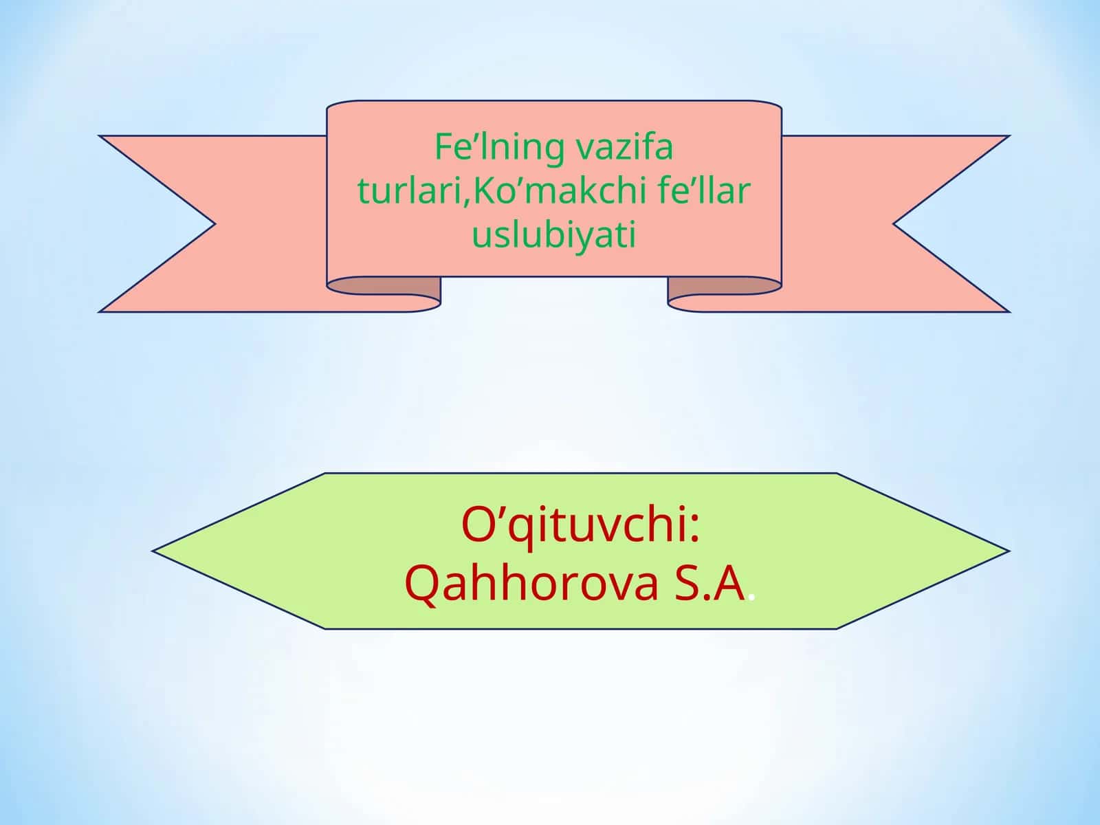 Fe'lning vazifa turlari, Ko'makchi fe'llar uslubiyati