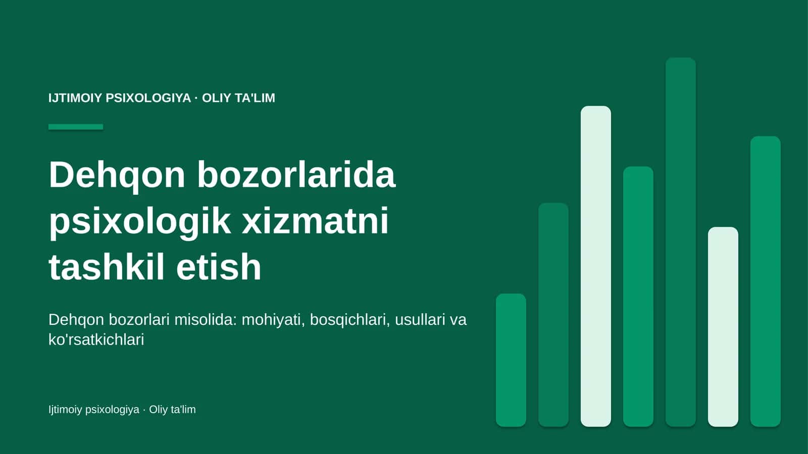 dehqon bozorlarida psixologik xizmatni tashkil etish 4300