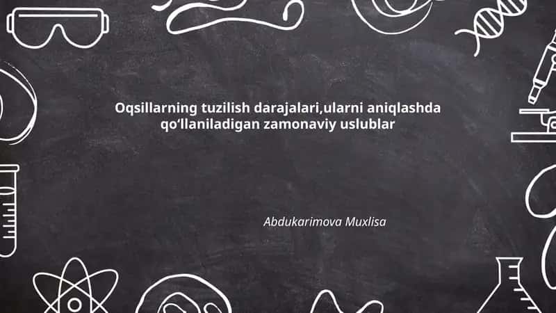 Oqsillarning tuzilish darajalari