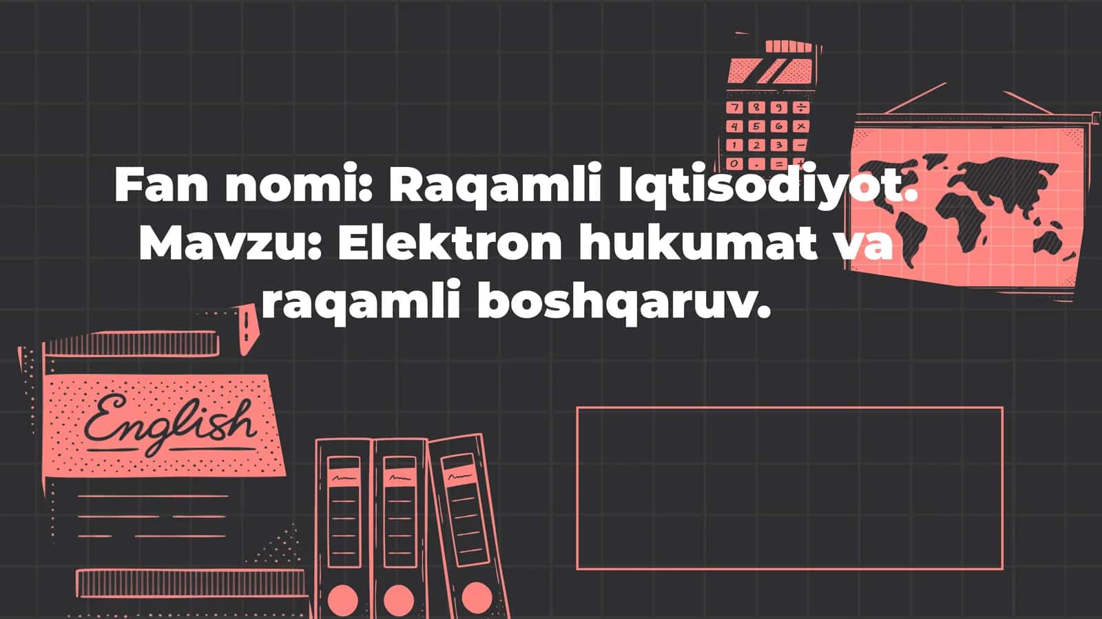 Elektron Hukumat: Asosiy Tamoyillar