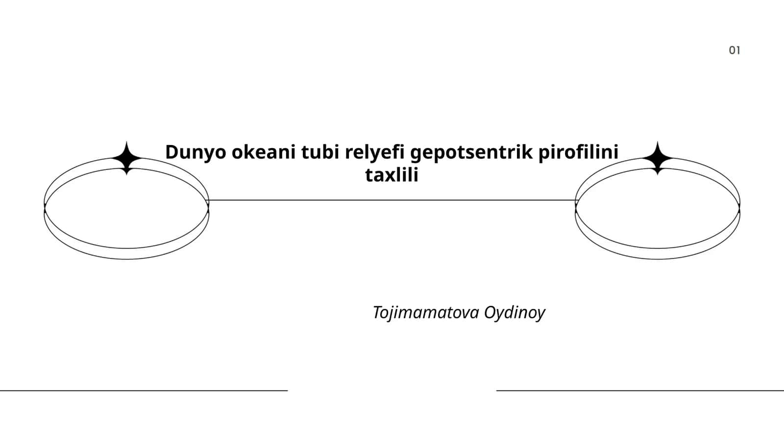 Dunyo okeani tubi relyefi gepotsentrik pirofilini taxlili