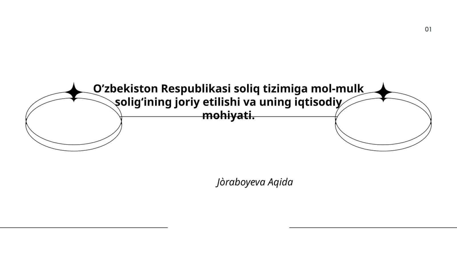 O‘zbekiston Respublikasi soliq tizimiga mol-mulk solig‘ining joriy etilishi va uning iqtisodiy mohiyati