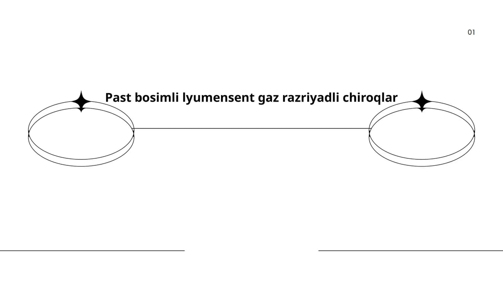 Past bosimli lyumensent gaz razriyadli chiroqlar