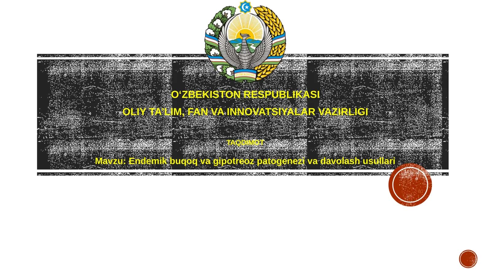 Endemik buqoq va gipotireoz patogenezi va davolash usullari