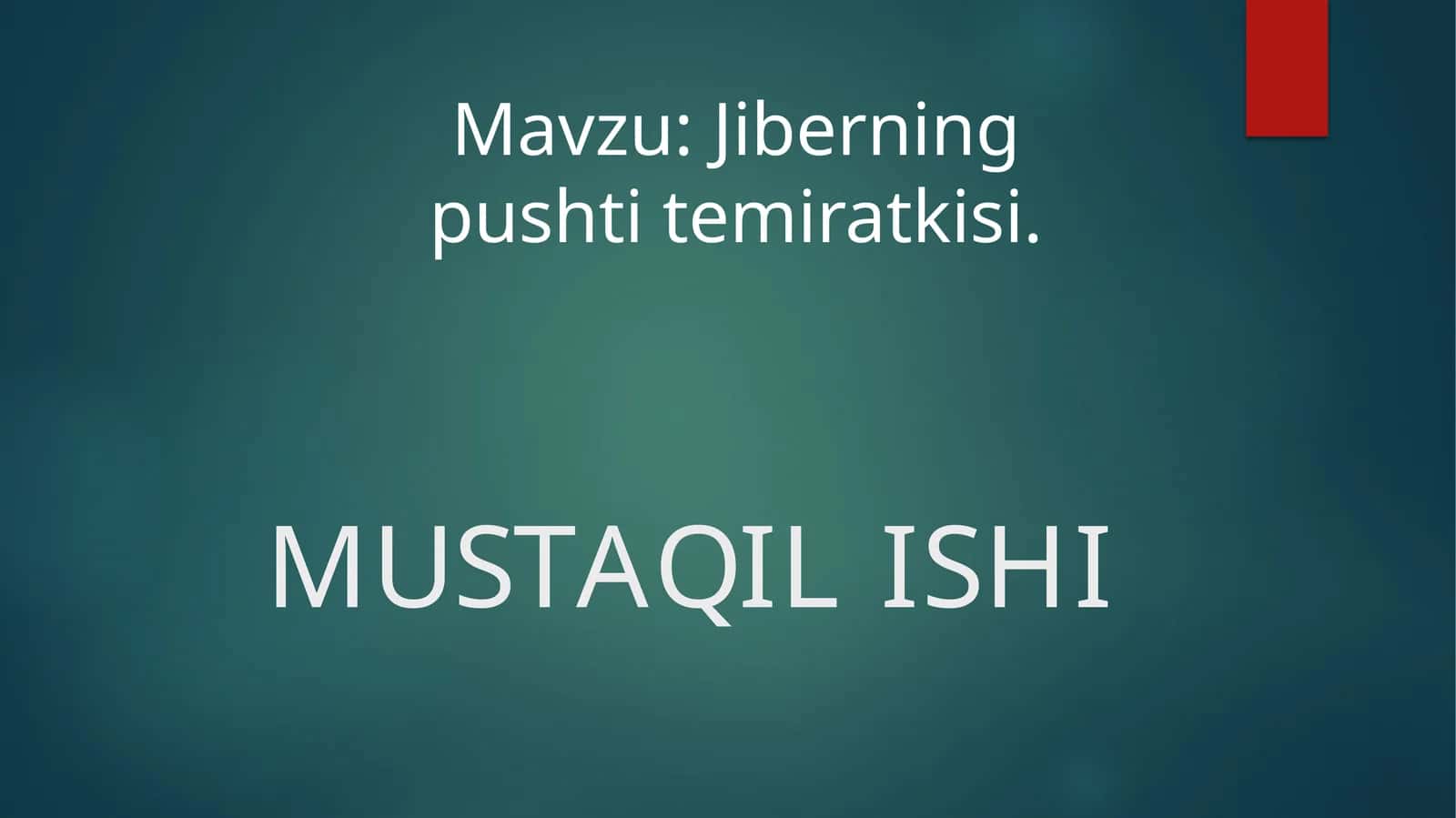 Jiberning pushti temiratkisi